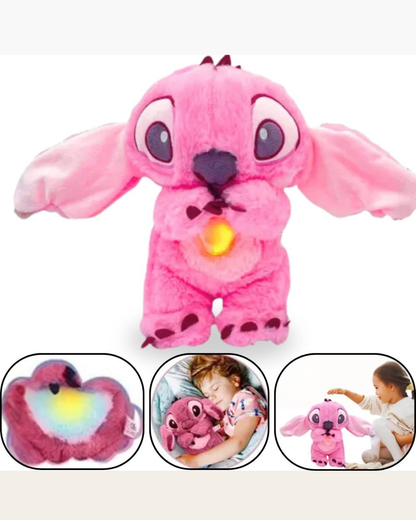 Stich Peluche Rosado Que Respira
