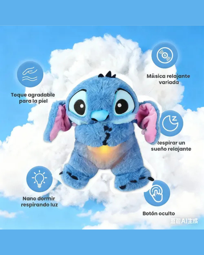 Stitch Peluche Que Respira Azul